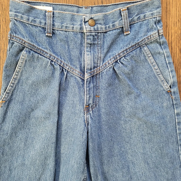 Vintage Smacs 70's-80's Medium Wash Jeans Made in USA Size Girl's 14 Regular - Picture 2 of 11